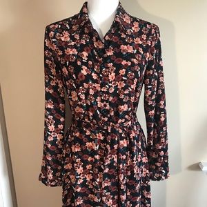 🌹 3/$15 ELLE Black Floral Dress